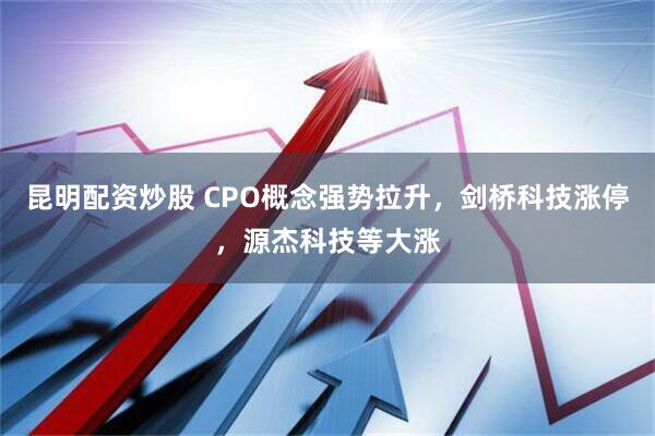 昆明配资炒股 CPO概念强势拉升，剑桥科技涨停，源杰科技等大涨